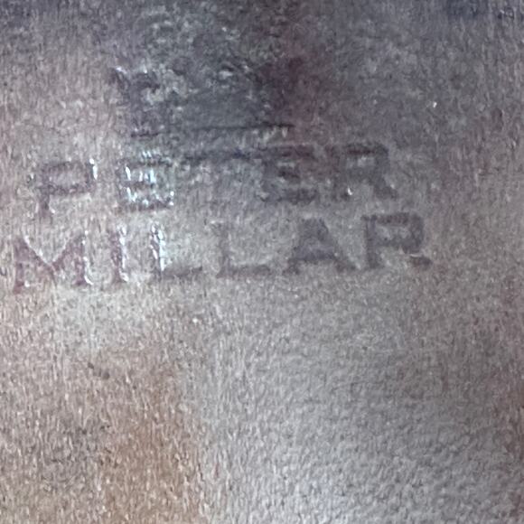 PETER MILLAR black leather soft sole shoes mc00f40 men's size 12 M - Picture 4 of 7